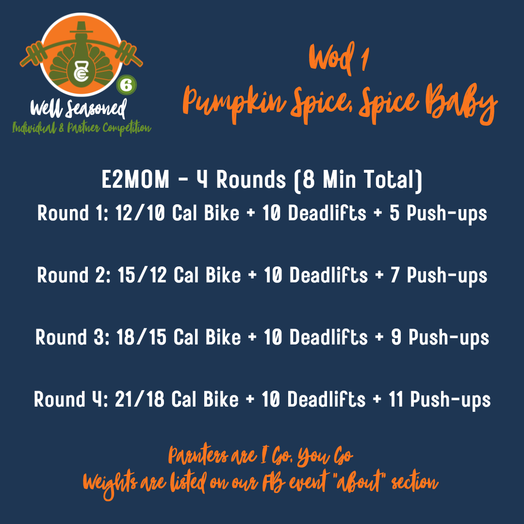 Well Seasoned Competition 2023 Wod 1