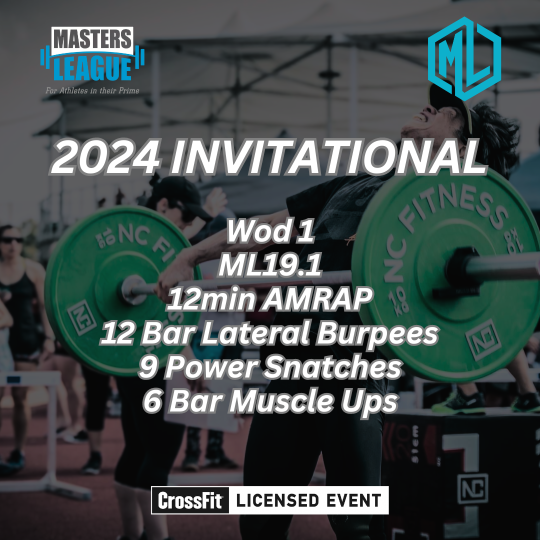 MASTERS LEAGUE INVITATIONAL AUCKLAND 2024 Workouts Powered by